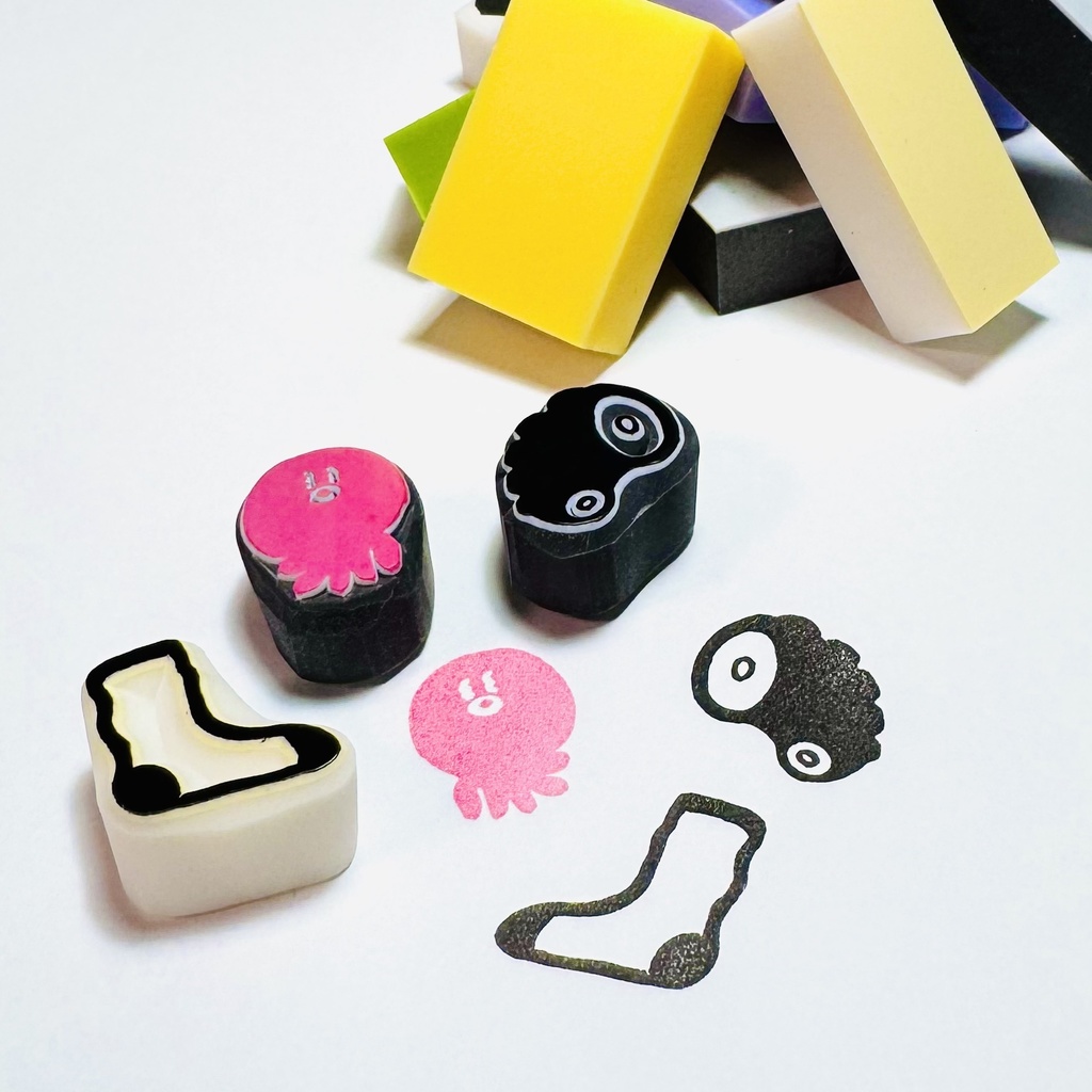 端っこミニはんこ【３コセット】