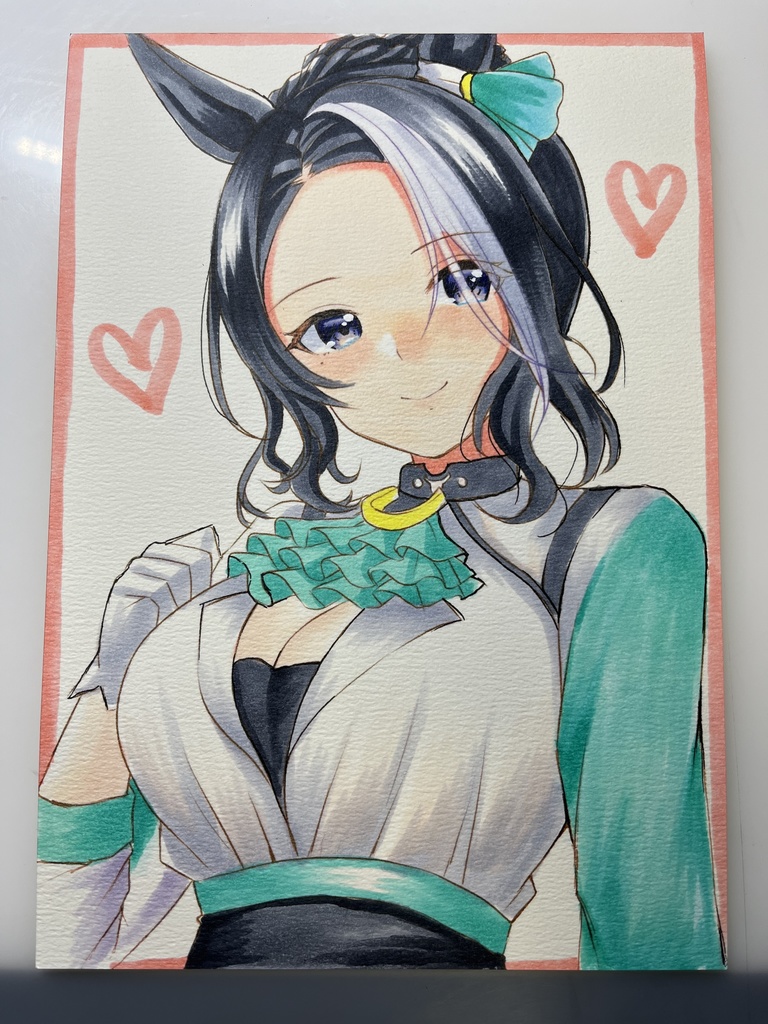 手描きイラスト　ウマ娘　メジロラモーヌ