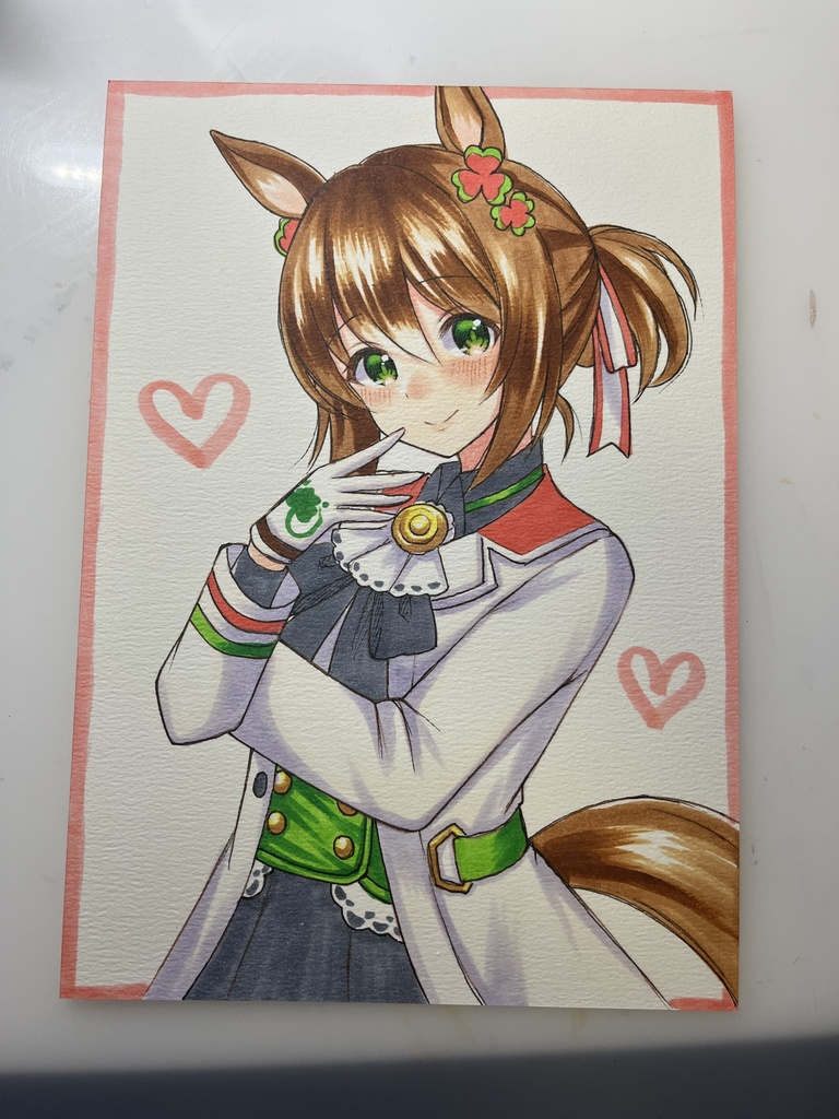 手描きイラスト ウマ娘 ファインモーション