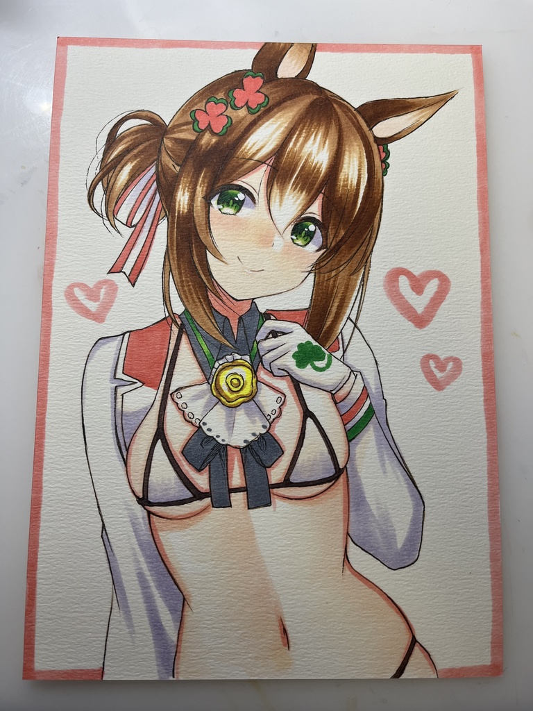 手描きイラスト ウマ娘 ファインモーション