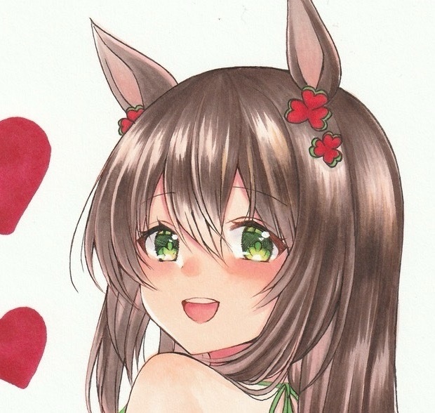 手描きイラスト ウマ娘 ファインモーション