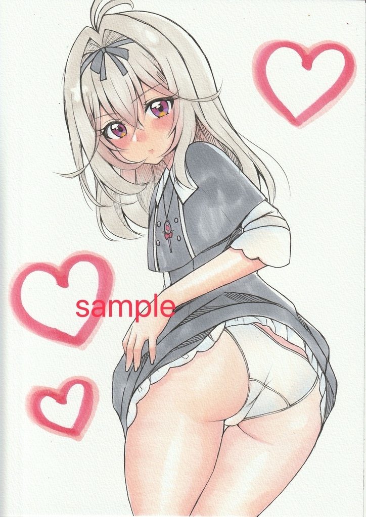 手描きイラスト A4 森亜るるか