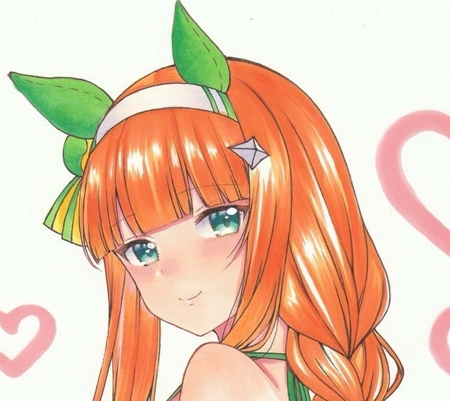 手描きイラスト　ウマ娘　A4サイズ　サイレンススズカ