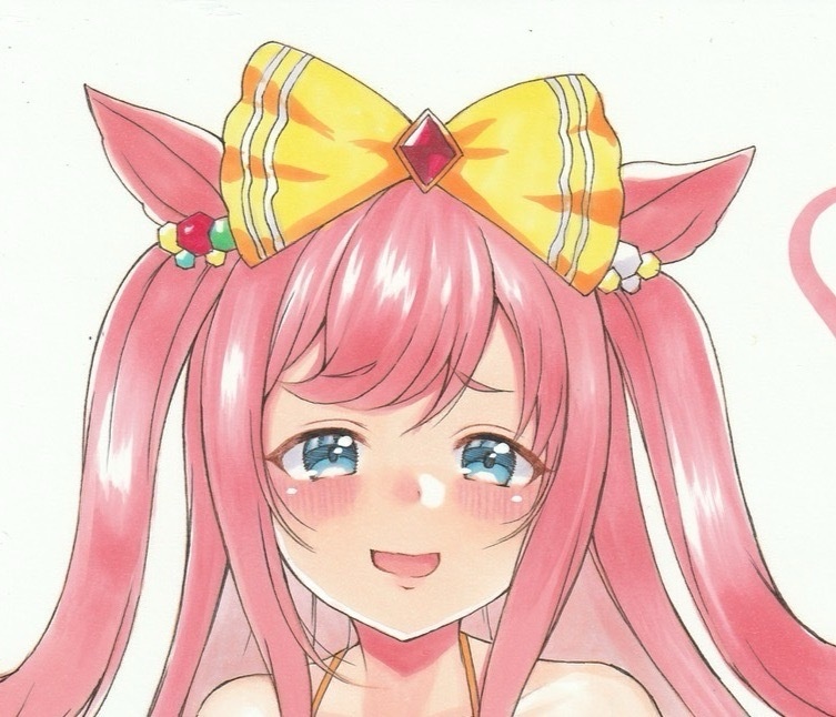 手描きイラスト　A4サイズ　アグネスデジタル　ウマ娘