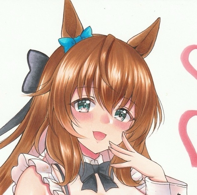 手描きイラスト　ウマ娘　マルゼンスキー　A4サイズ