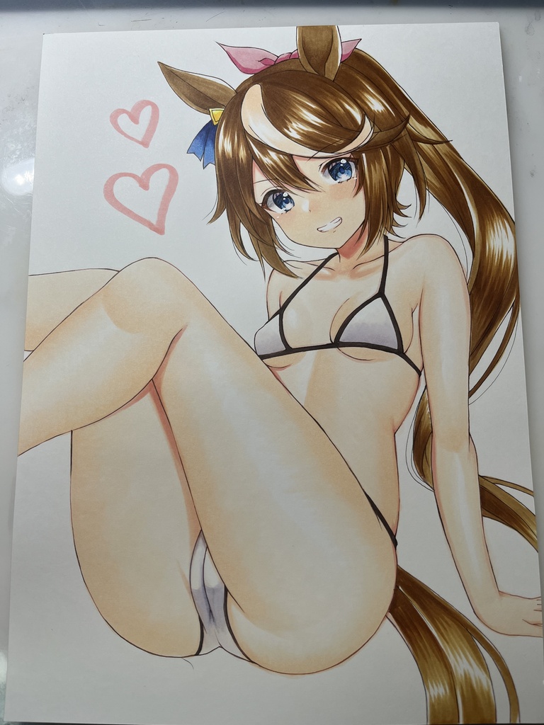 ウマ娘 手描きイラスト トウカイテイオー