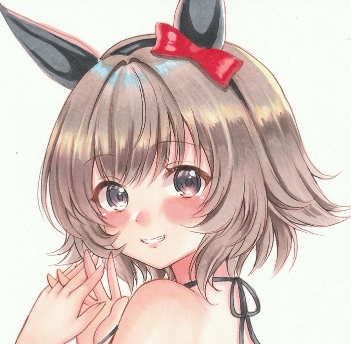 手描きイラスト　A4サイズ　カレンチャン