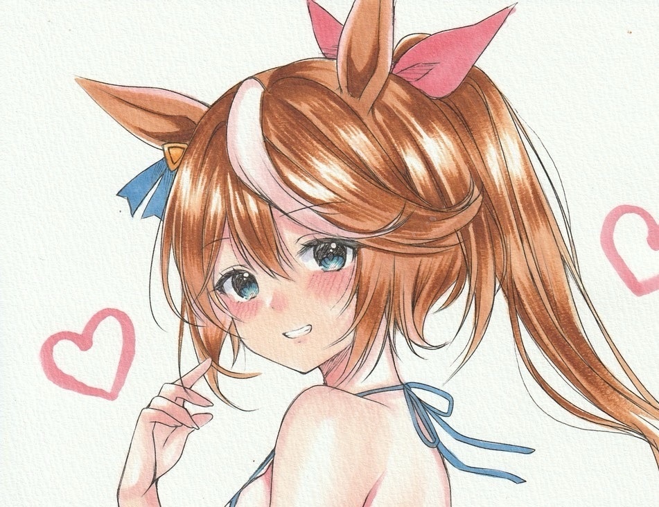 A4 手描きイラスト ウマ娘 トウカイテイオー