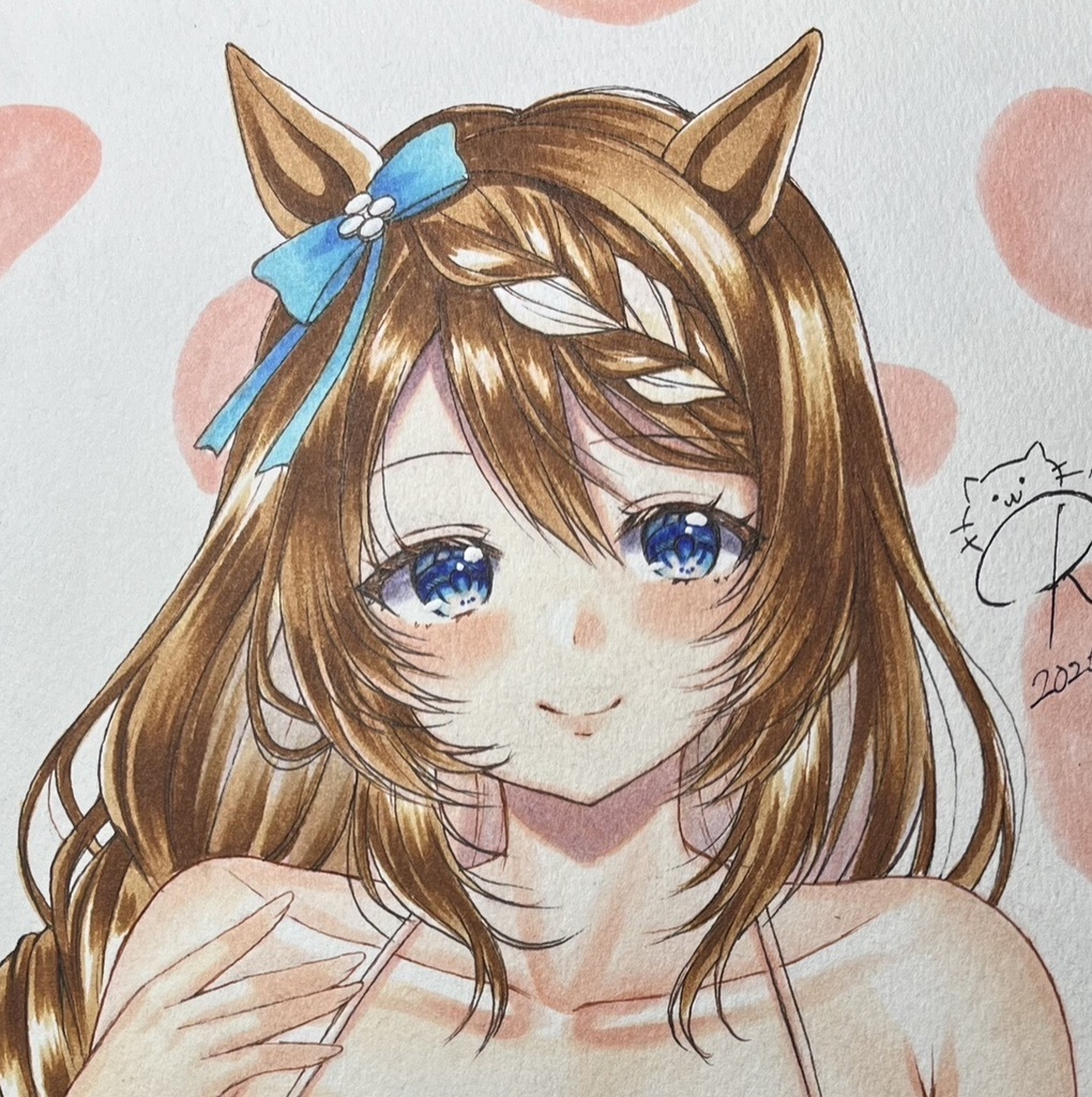 手描きイラスト 大色紙242mm × 273mm スーパークリーク