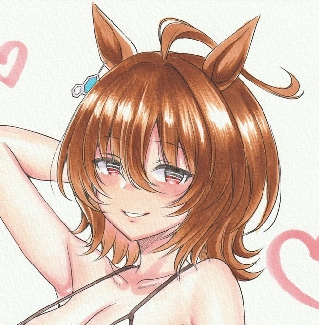 手描きイラスト ウマ娘 A4 アグネスタキオン