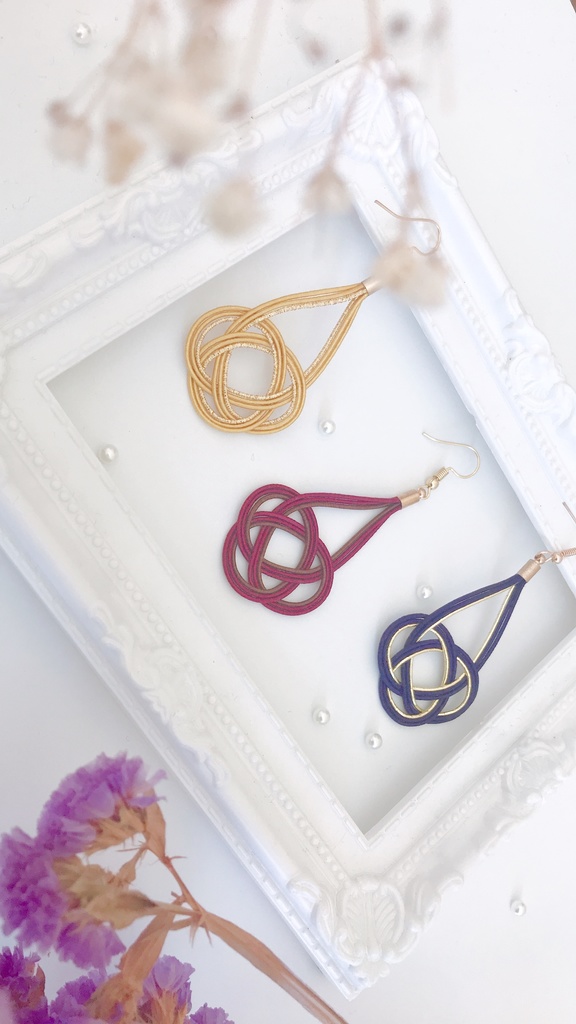 【鬼滅】かまぼこ隊◉水引ピアス