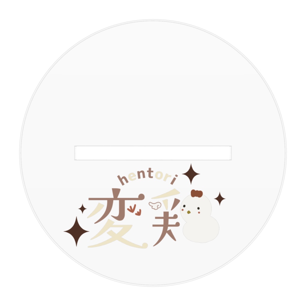 朝羽紅葉with変鶏アクリルフィギュア(サイズ:100mm×100mm)