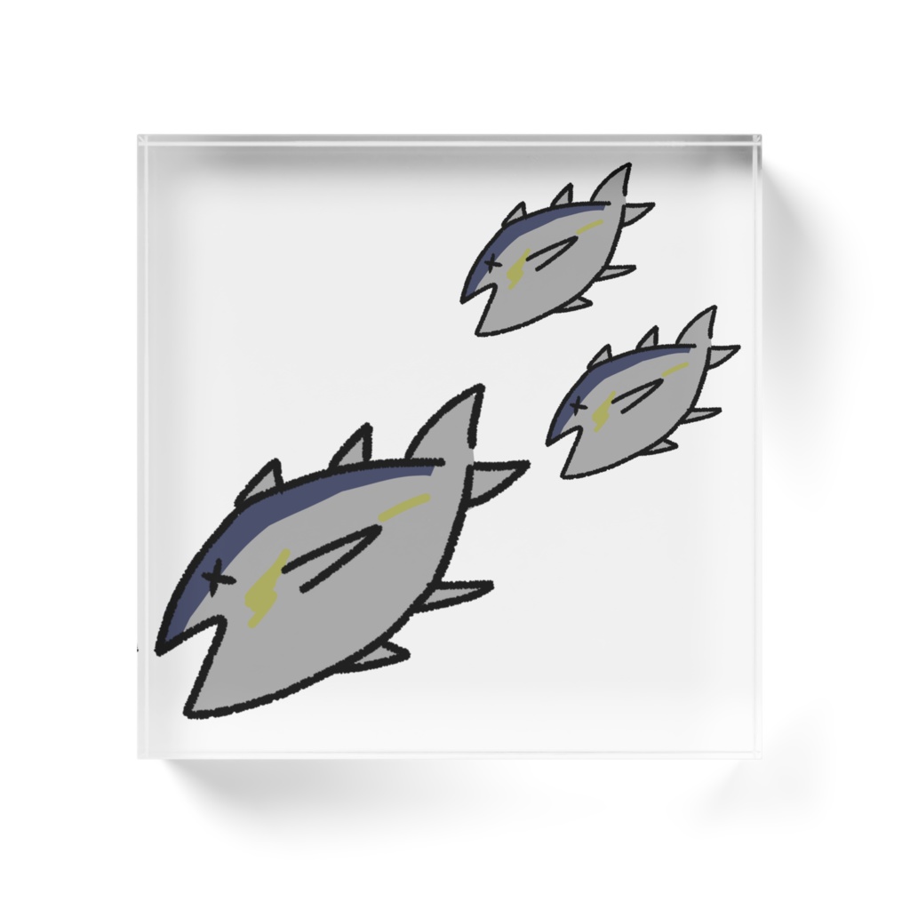 マグロアクリルブロック
