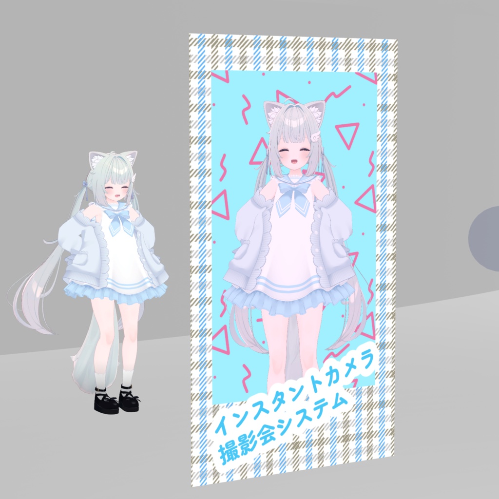 インスタントカメラ撮影会システム【VRChatワールド用】