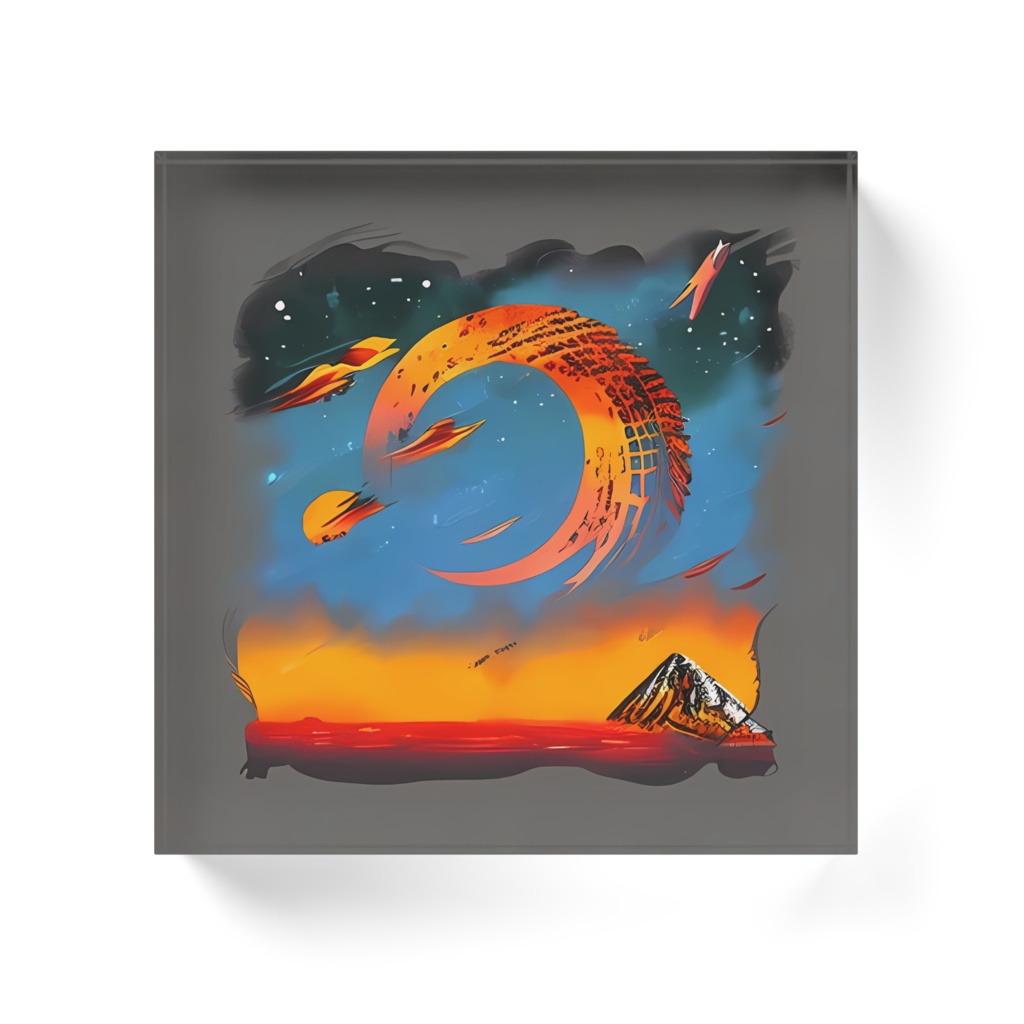 『夢の月』AI生成品