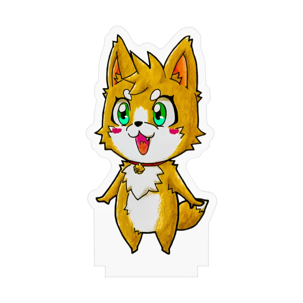 7cm版、犬丸君の「え?」アクスタ