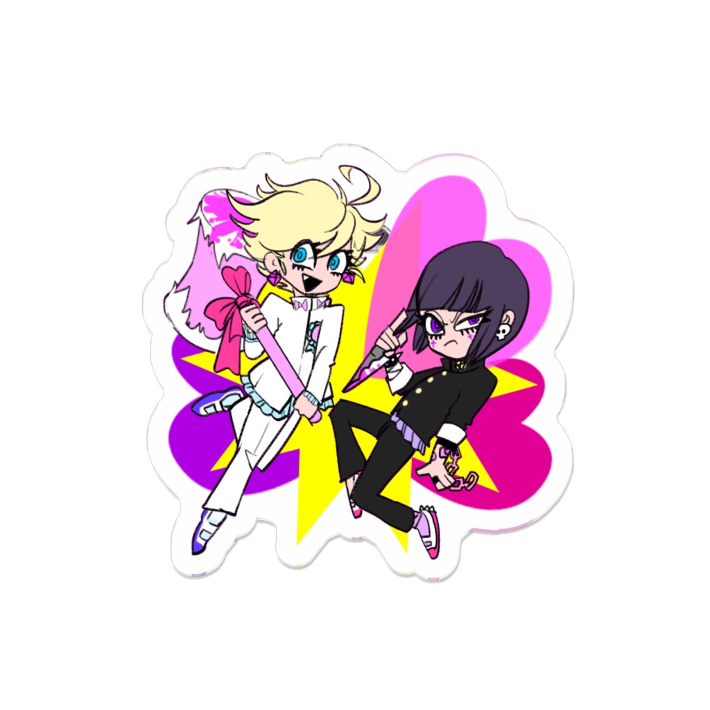 YYB(with hammer&knife) アクリルバッジ