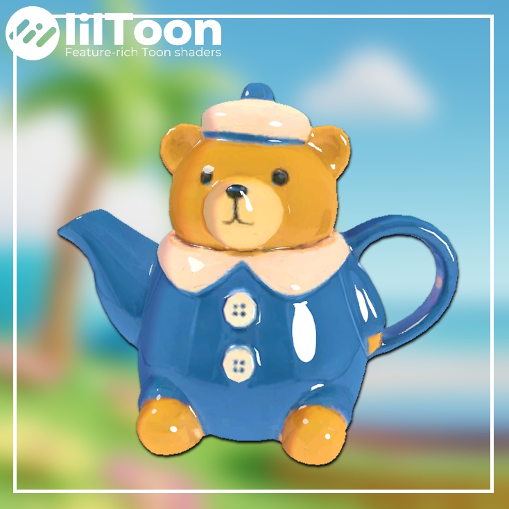 【３D】くまのティーポット-Bear teapot【VRChat】