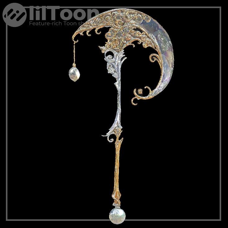 【3D】アンティークの鎌-Antique scythe【VRChat】