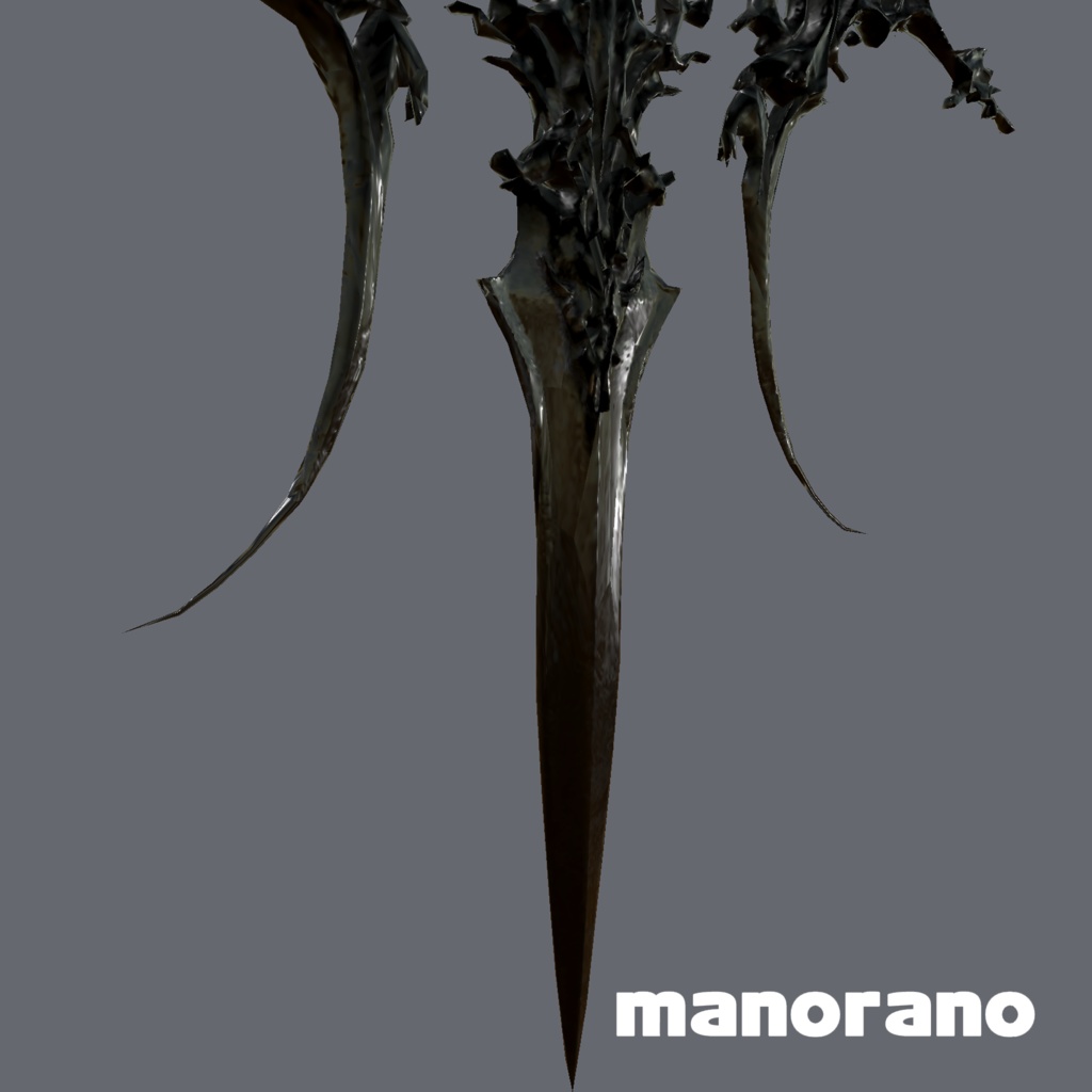 ゴシック調のナイフ-Gothic knife【VRChat】