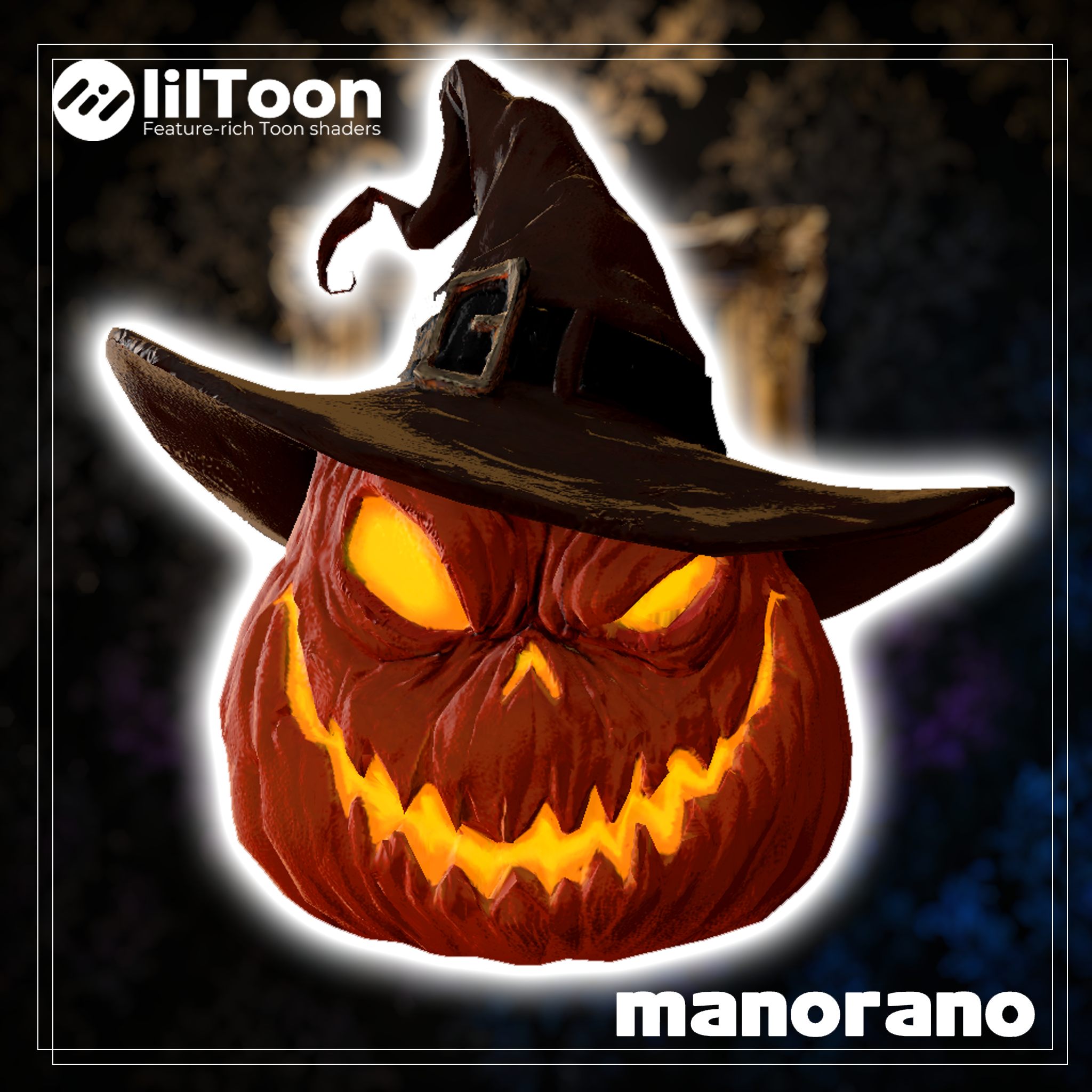 【３D】ハロウィンかぼちゃヘッド_02-Halloween Pumpkin Head_02【VRChat】