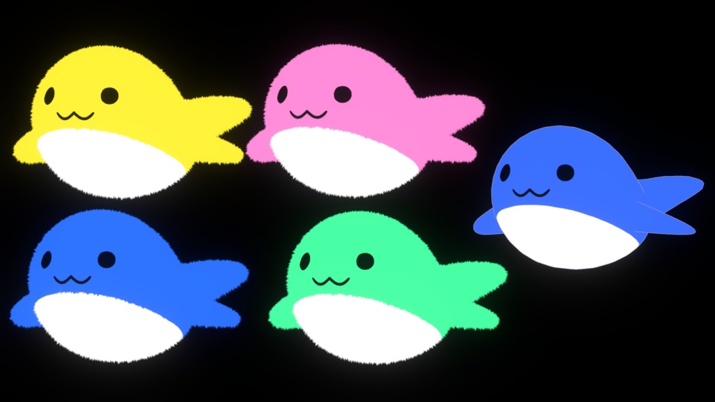 [VRChat]くじら(無料)