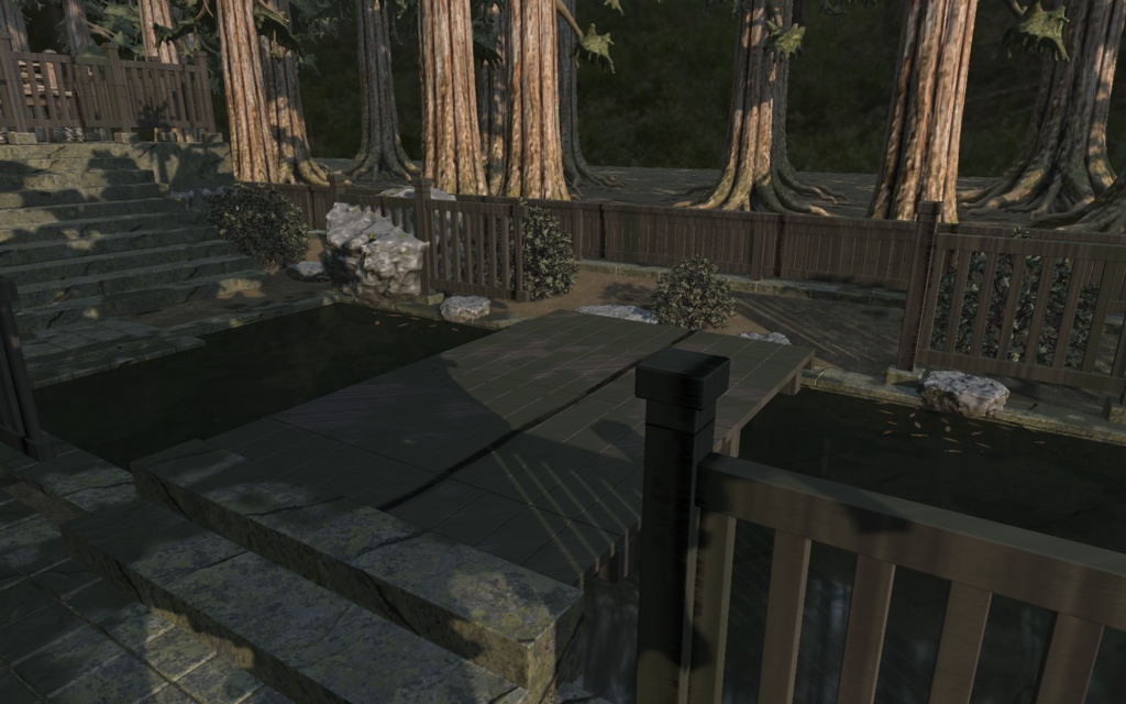 夢の神社|祭りのあと 境内3D素材一式【Unity / FBX / GLB / Blender】