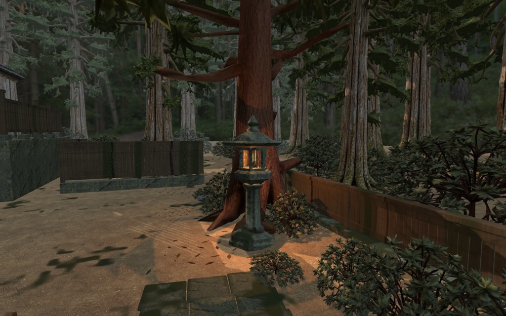夢の神社|祭りのあと 境内3D素材一式【Unity / FBX / GLB / Blender】