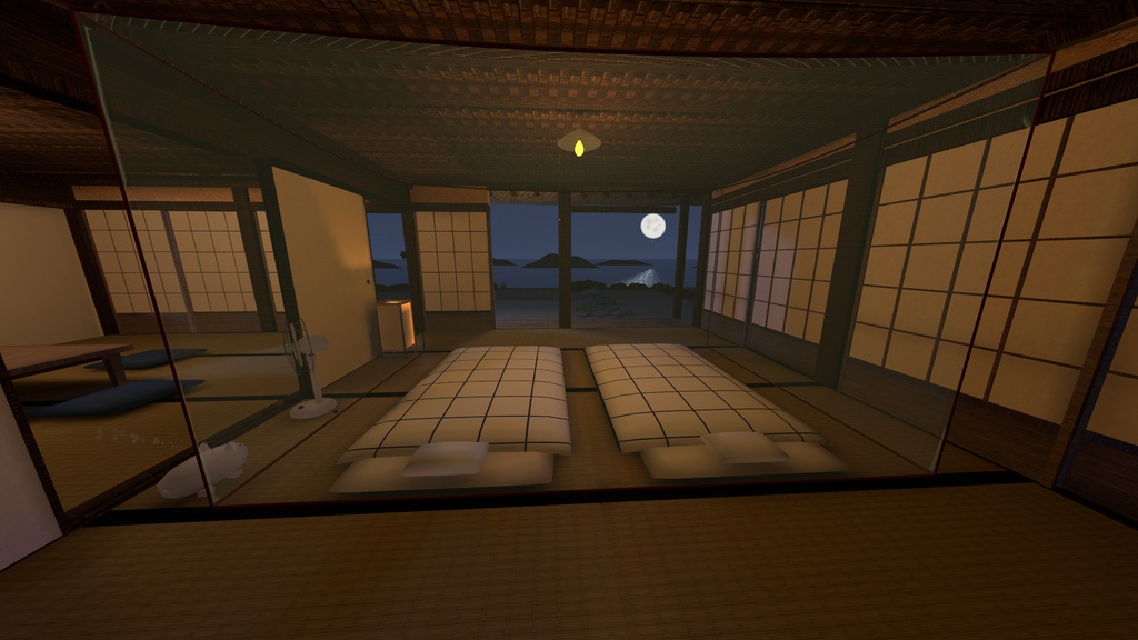【発売記念 10/31まで¥1,500】縁側の家【VRChatワールド・PC】尾道の茅葺き農家で過ごす夏の夕方と夜