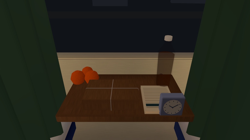 【発売記念 10/31まで¥1,500】寝台特急 — 夜の客車と4人個室【VRChatワールド・PC】流れる車窓を眺める