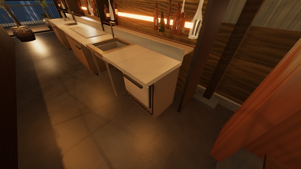 【発売記念 11/11まで¥1,500】港の倉庫バー【VRChat / PCワールド】