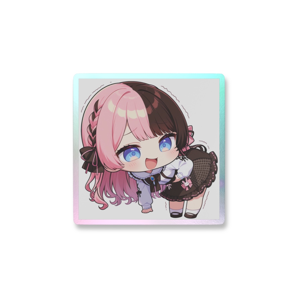 【非公式】橘ひなの_爆笑オーロラスマホステッカー