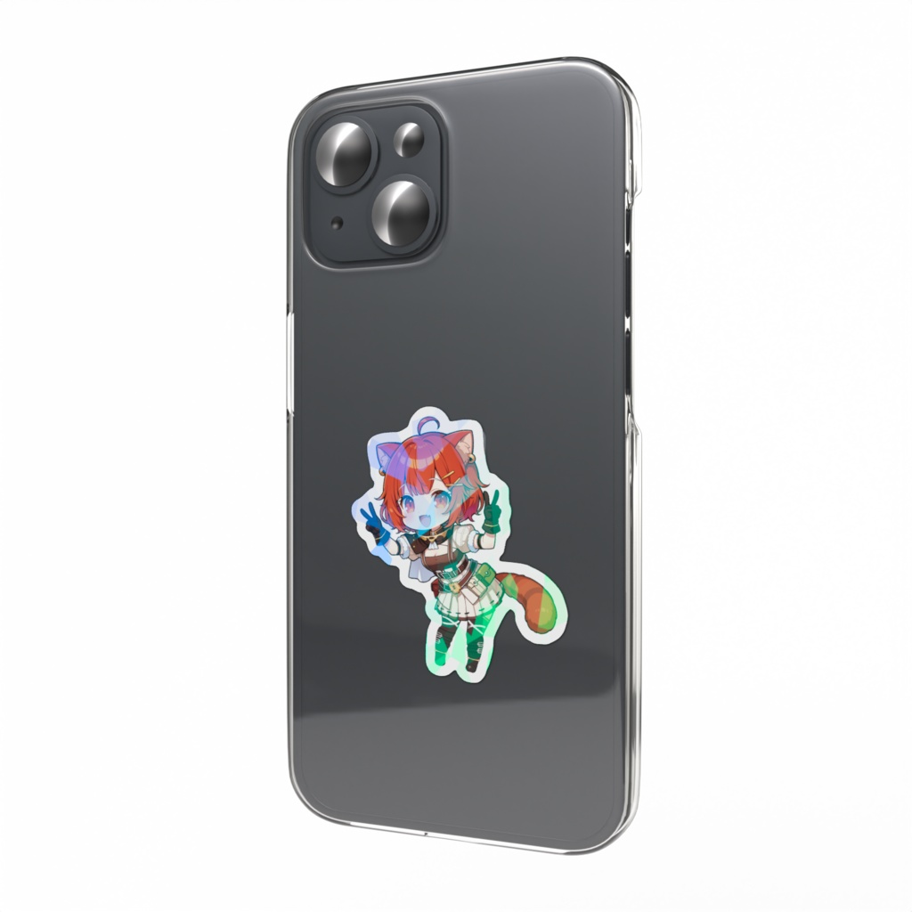 【非公式】ラトナ・プティ_ダブルピース ホログラムスマホステッカー