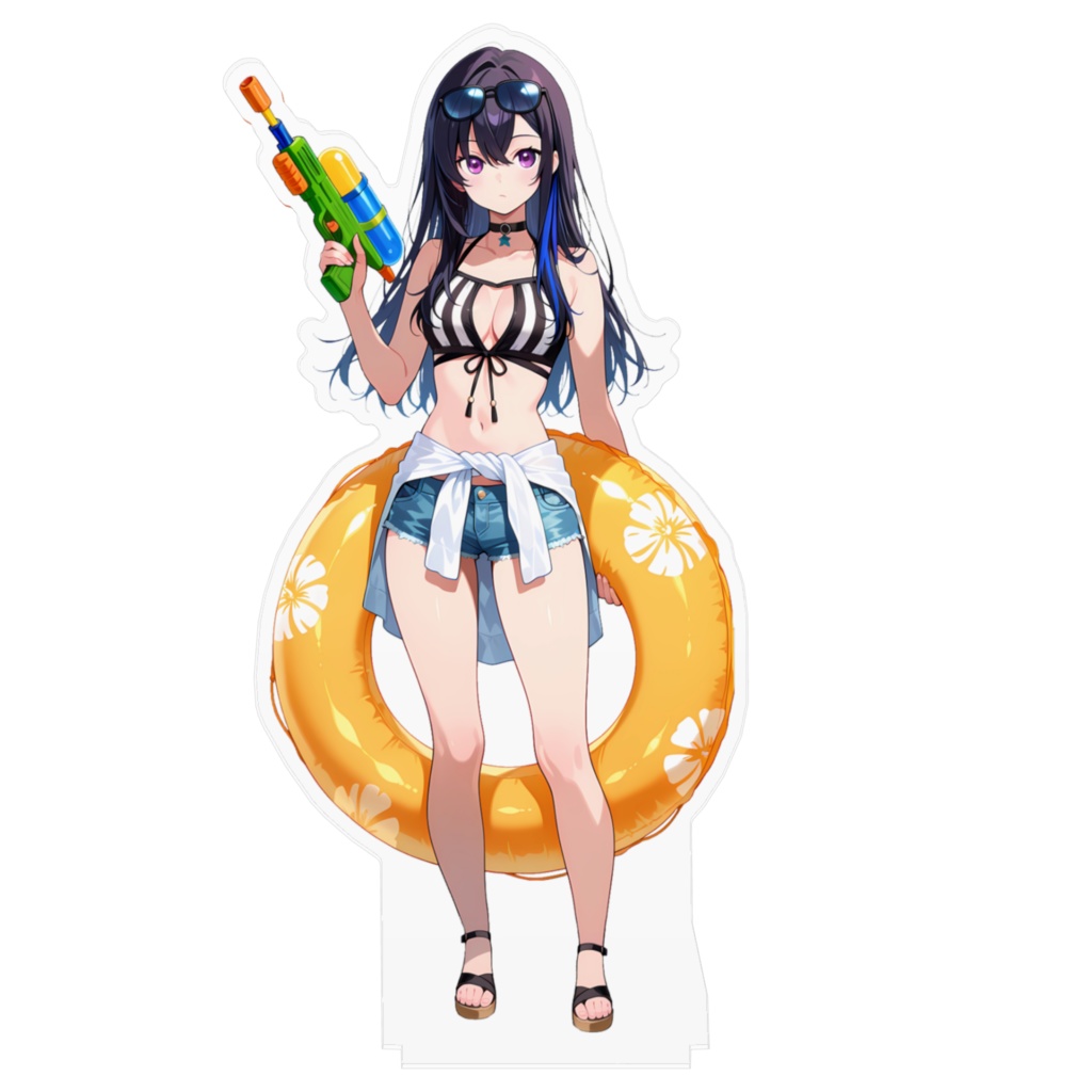 【非公式】一ノ瀬うるは_水着アクリルフィギュア1