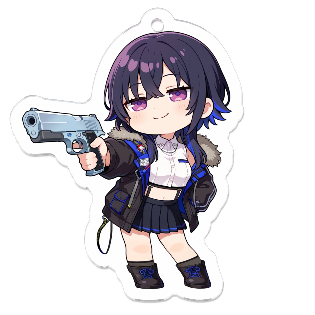 【非公式】一ノ瀬うるは_エイム_キーホルダー