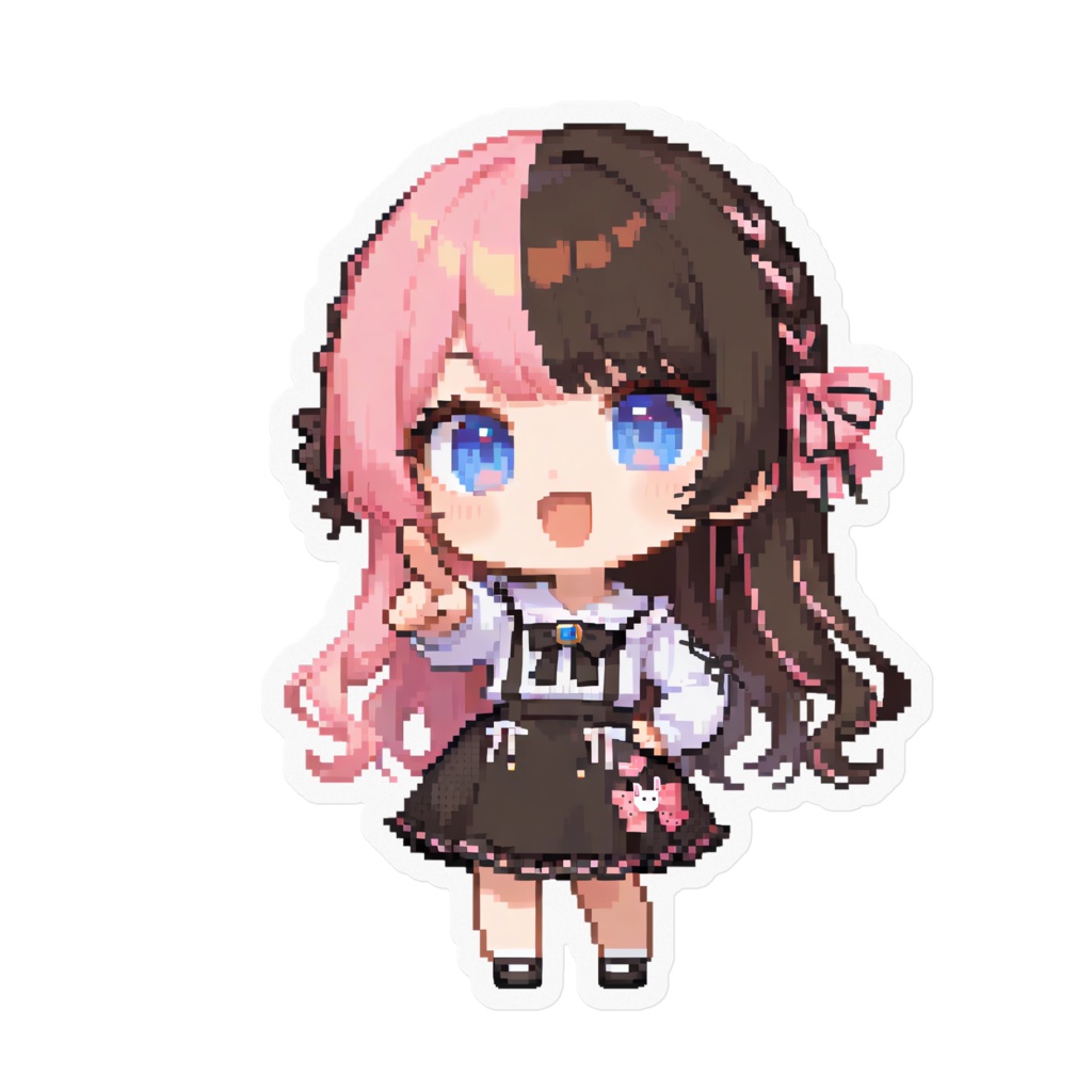 【非公式】橘ひなの_ピクセル_ステッカー
