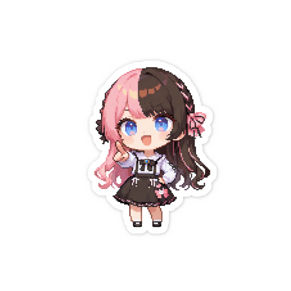 【非公式】橘ひなの_ピクセル_スマホステッカー