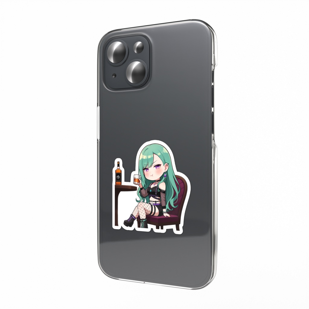 【非公式】八雲べに_酔っ払い_スマホステッカー
