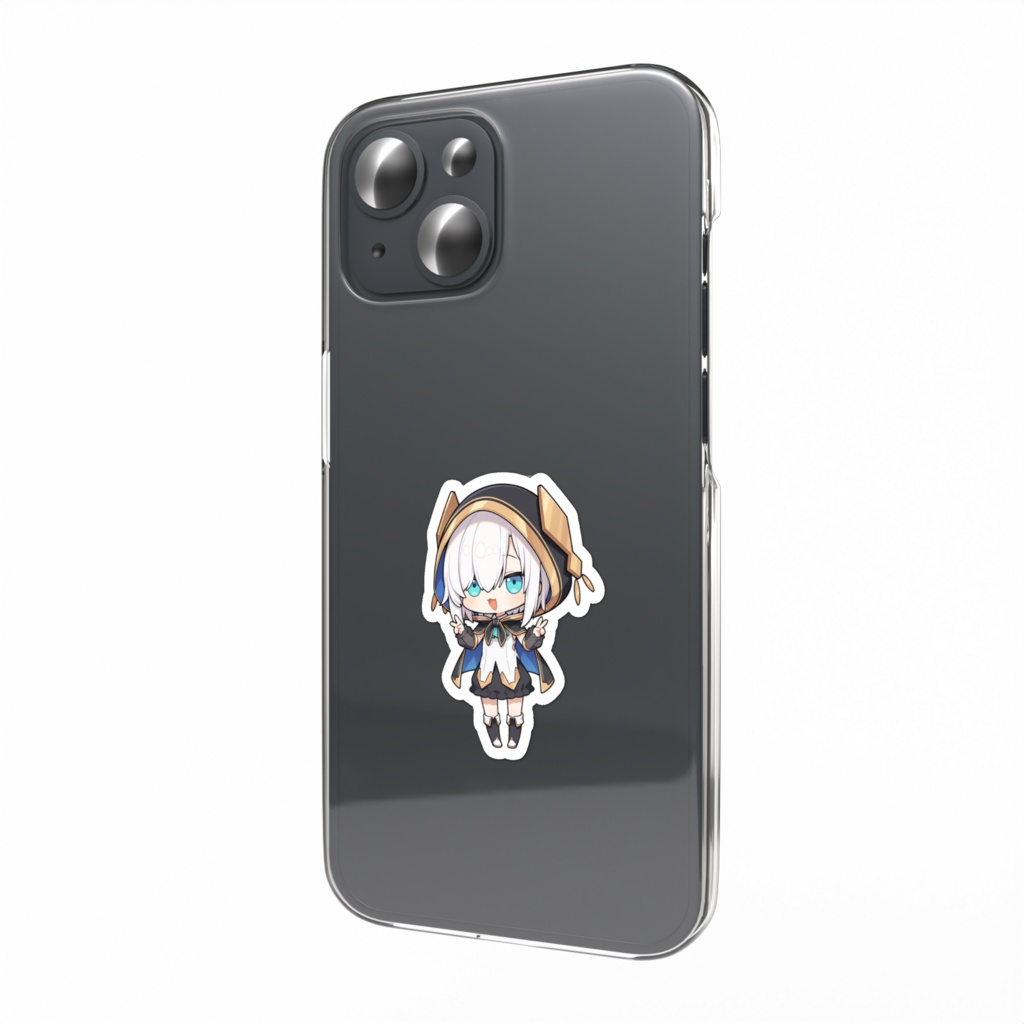 【非公式】アルス・アルマル_ダブルピース_スマホステッカー