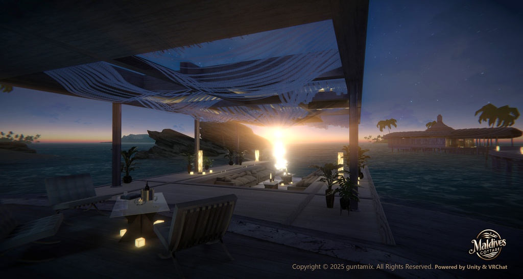 【販売ワールド】Maldives Cottage (モルジブ・コテージ)PC/Quest対応