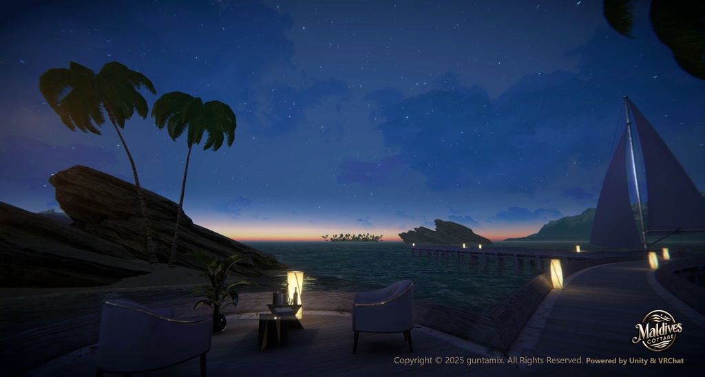 【販売ワールド】Maldives Cottage (モルジブ・コテージ)PC/Quest対応