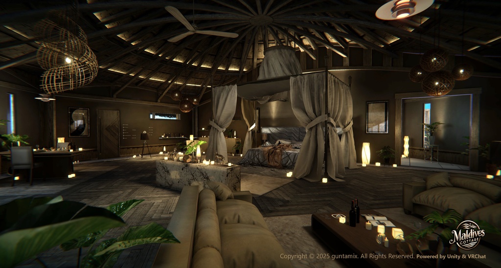 【販売ワールド】Maldives Cottage (モルジブ・コテージ)PC/Quest対応