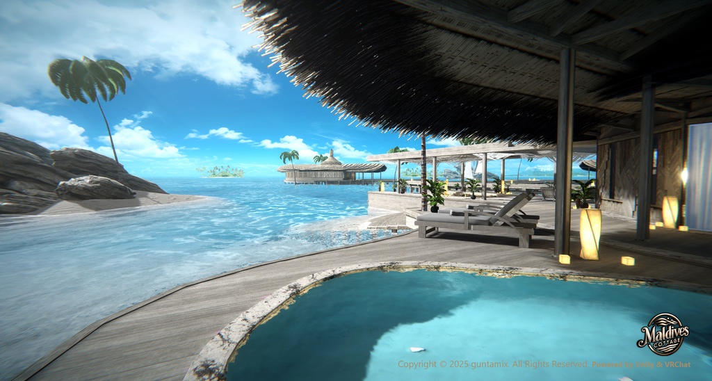 【販売ワールド】Maldives Cottage (モルジブ・コテージ)PC/Quest対応