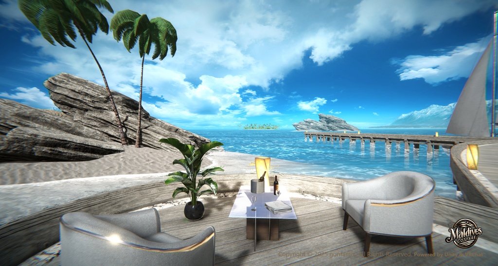 【販売ワールド】Maldives Cottage (モルジブ・コテージ)PC/Quest対応