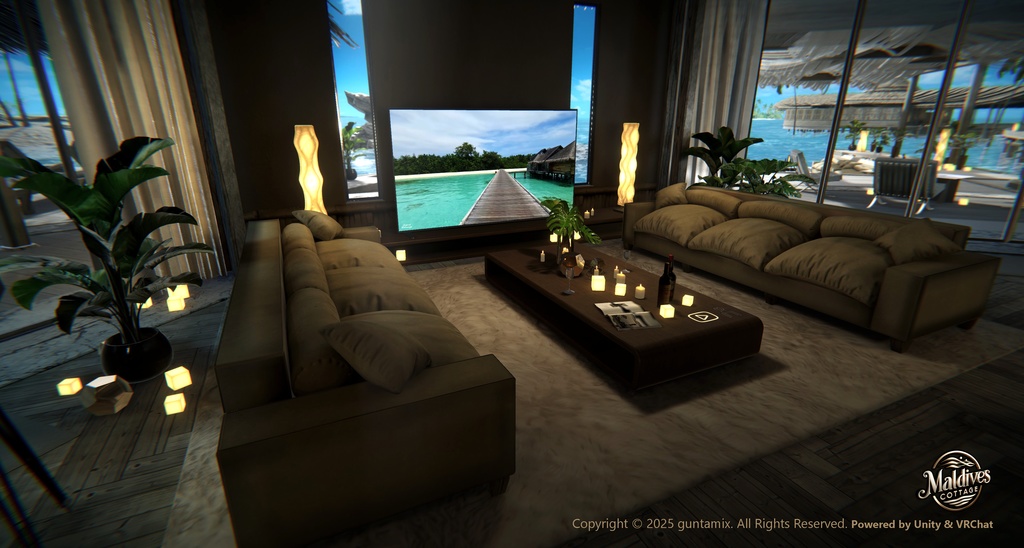 【販売ワールド】Maldives Cottage (モルジブ・コテージ)PC/Quest対応