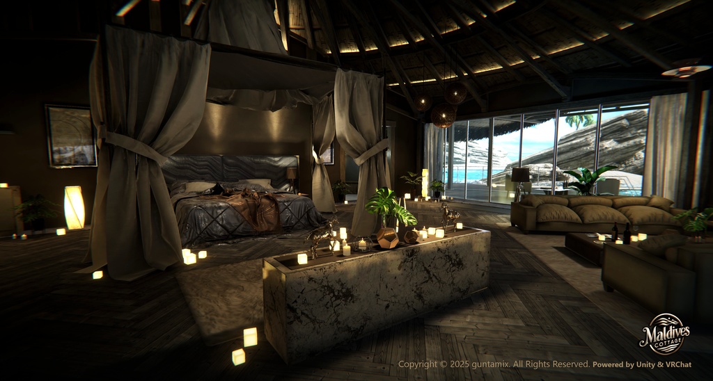 【販売ワールド】Maldives Cottage (モルジブ・コテージ)PC/Quest対応