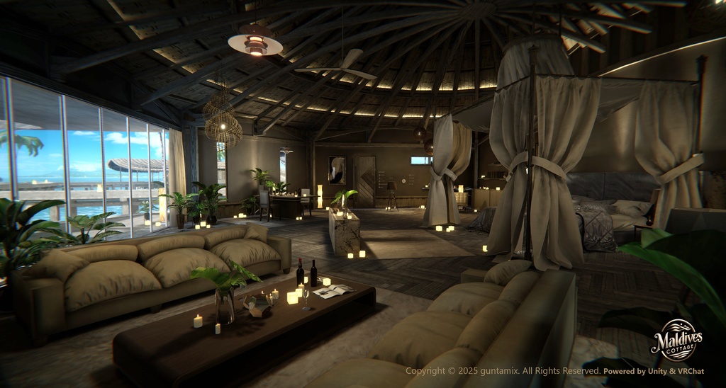 【販売ワールド】Maldives Cottage (モルジブ・コテージ)PC/Quest対応