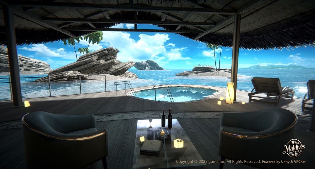 【販売ワールド】Maldives Cottage (モルジブ・コテージ)PC/Quest対応