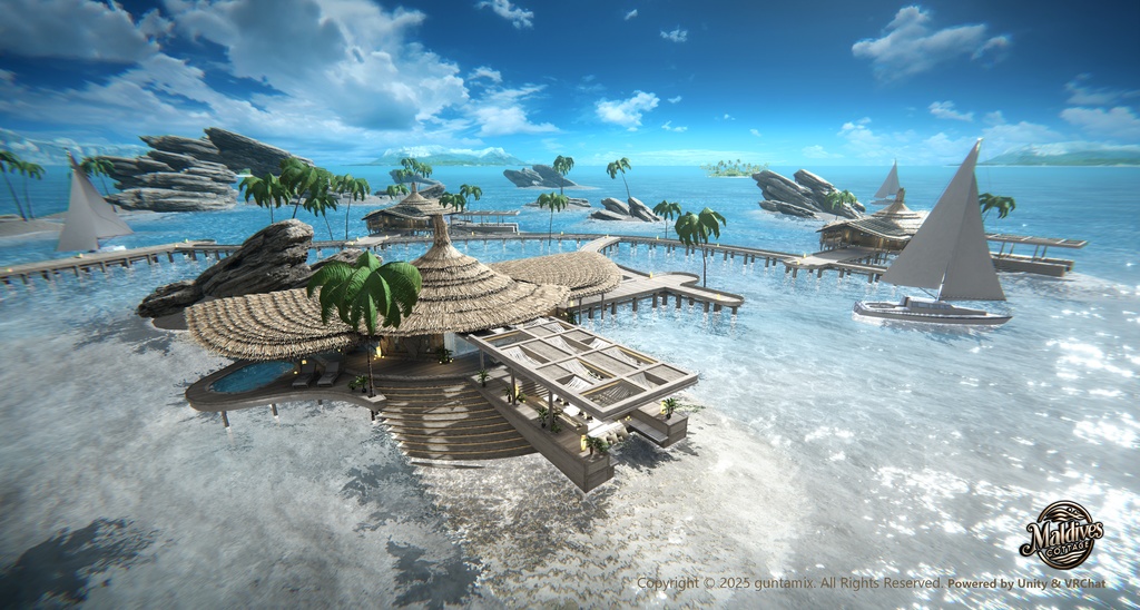 【販売ワールド】Maldives Cottage (モルジブ・コテージ)PC/Quest対応