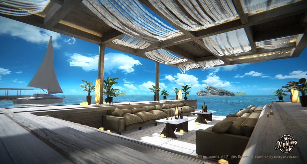 【販売ワールド】Maldives Cottage (モルジブ・コテージ)PC/Quest対応